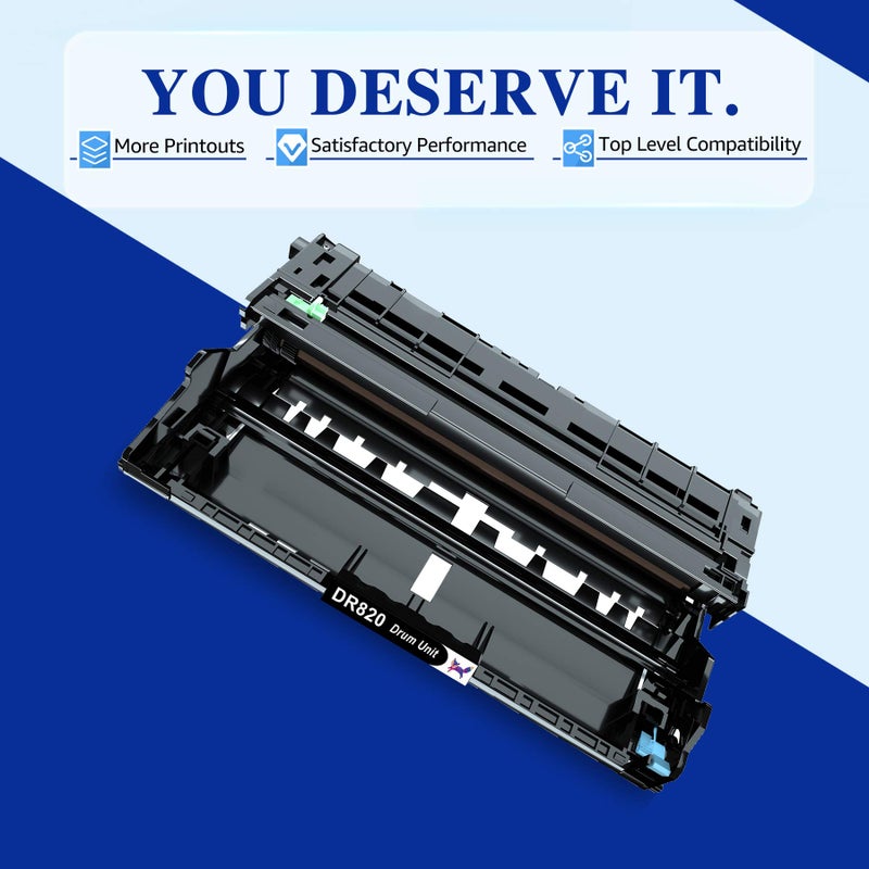 HaloFox DR820 Drum Unit Compatible with Brother Printers â€“ Seamless Integration, Yields Up to 30,000 Pages â€“ Fits HL-L6200DW, HL-L5200DW, HL-L5100DN, MFC-L5900DW, MFC-L5700DW, MFC-L5800DW (Black, 1-Pack) - Image 5